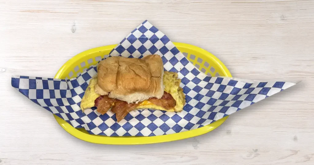 Breakfast Sandwich with Bacon