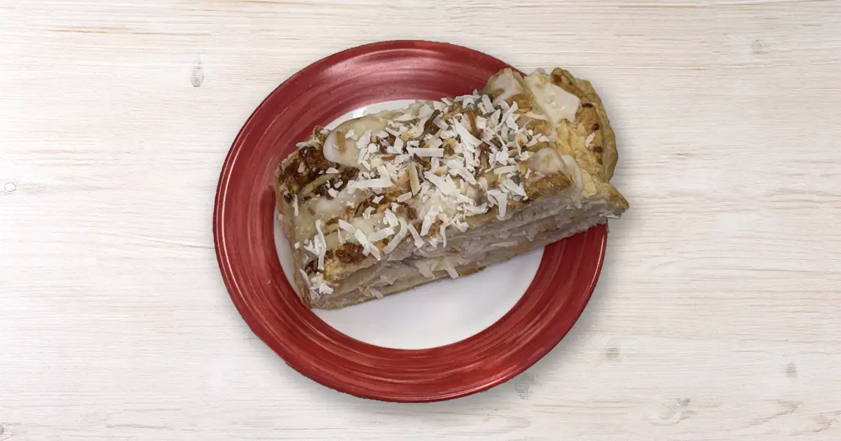 Coconut Cheese Strudel